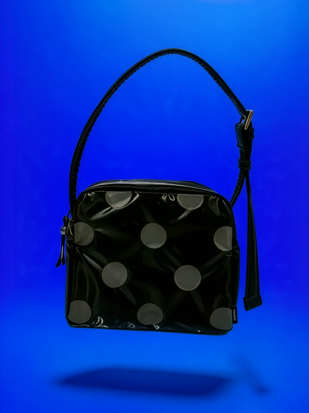 SWEETCH — Glossy Black Polka Dot 01
